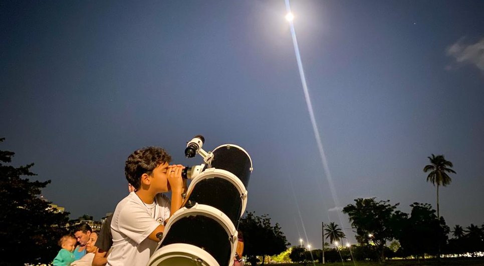 CCTECA promove observação de eclipse solar com telescópios em Aracaju neste sábado; VÍDEO