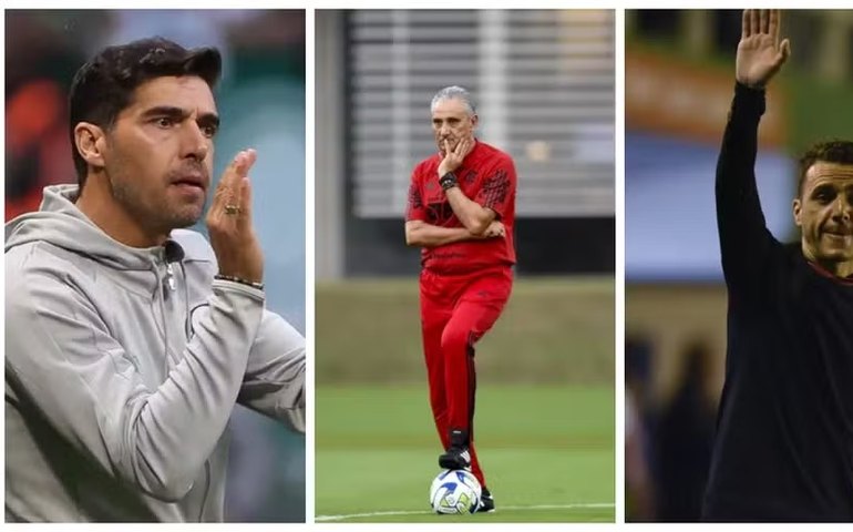 Ranking de técnicos: Abel e Tite largam na frente, e top-10 tem destaques nordestinos