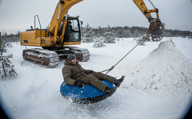 Acha montanhas-russas chatas? Russos inventam nova forma de diversão radical