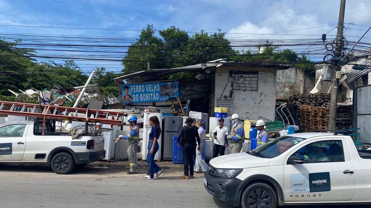 Polícia Civil apreende fios de cobre e arma de fogo em operação com a Equatorial em Maceió