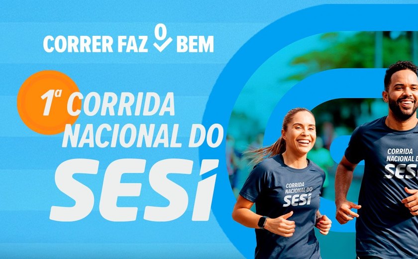 Primeira Corrida Nacional do Sesi movimenta Maceió no Dia do Trabalhador
