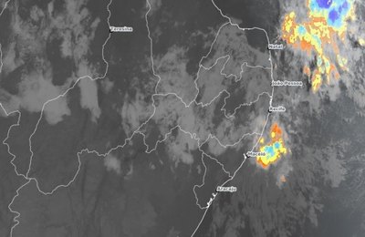 Semarh emite Aviso Meteorológico para pancadas de chuvas intensas