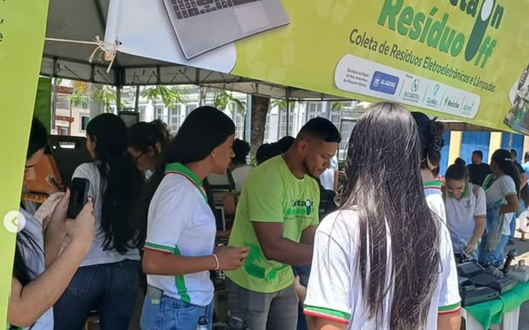 Coleta ON, Resíduo OFF: Semarh promove descarte sustentável no Maceió Shopping