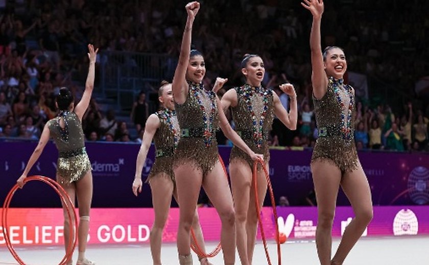 Brasil conquista quinto lugar histórico no Mundial de Ginástica Rítmica