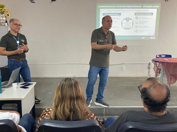Treinamento orienta secretários escolares sobre a segunda etapa do Censo Escolar no Cepa