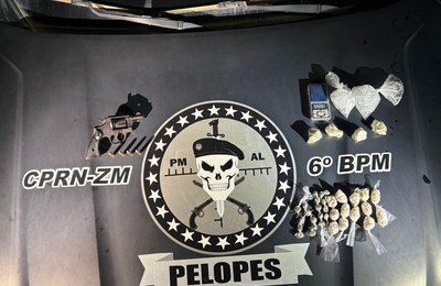 Polícia Militar prende liderança do tráfico com atuação em Porto Calvo