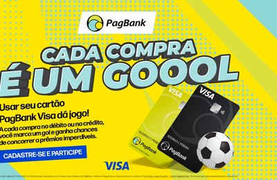 PagBank e Visa lançam promoção com sorteios de até R$ 150 mil e prêmios instantâneos