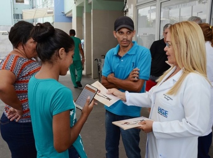 Central de Transplantes de Órgãos realiza ação de conscientização no HGE