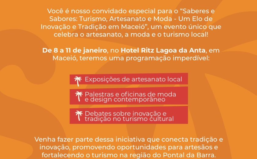 Saberes e Sabores: Evento Celebra Tradição e Inovação em Maceió