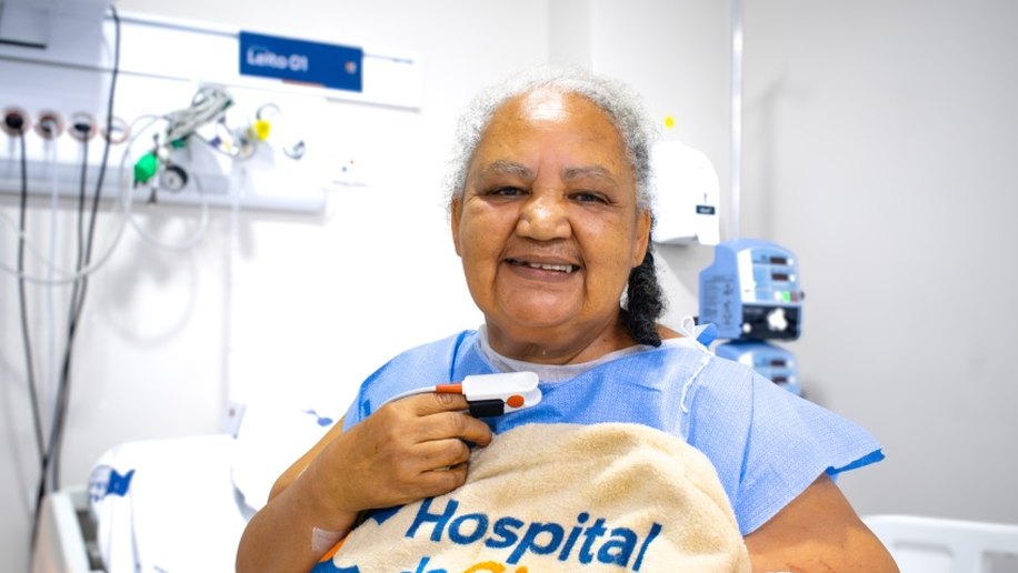 Após infarto, paciente passa por cateterismo no Hospital da Cidade e se emociona com acolhimento recebido