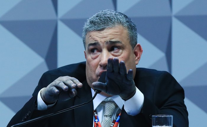 Reunião da Comissão Parlamentar Mista de Inquérito (CPMI) do INSS para tomar depoimentos do Carlos Roberto Ferreira Lopes