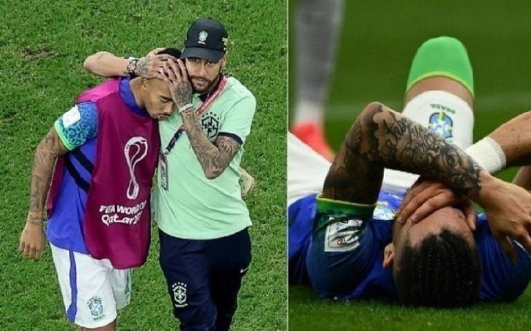 Alex Telles e Gabriel Jesus têm lesões no joelho e estão fora da Copa