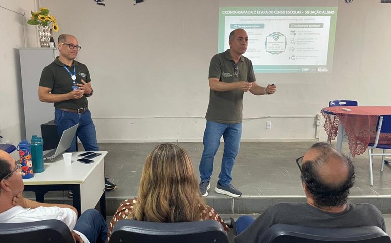 Treinamento orienta secretários escolares sobre segunda etapa do Censo Escolar no Cepa