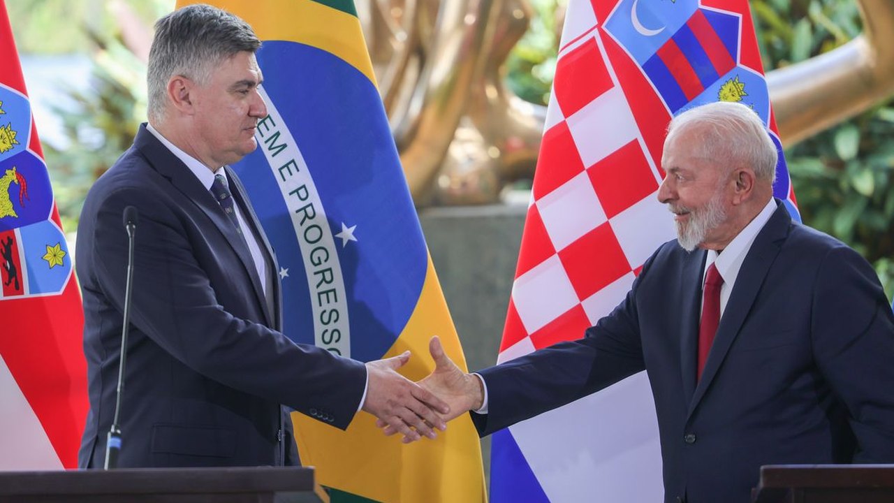 Lula recebe o presidente da Croácia
