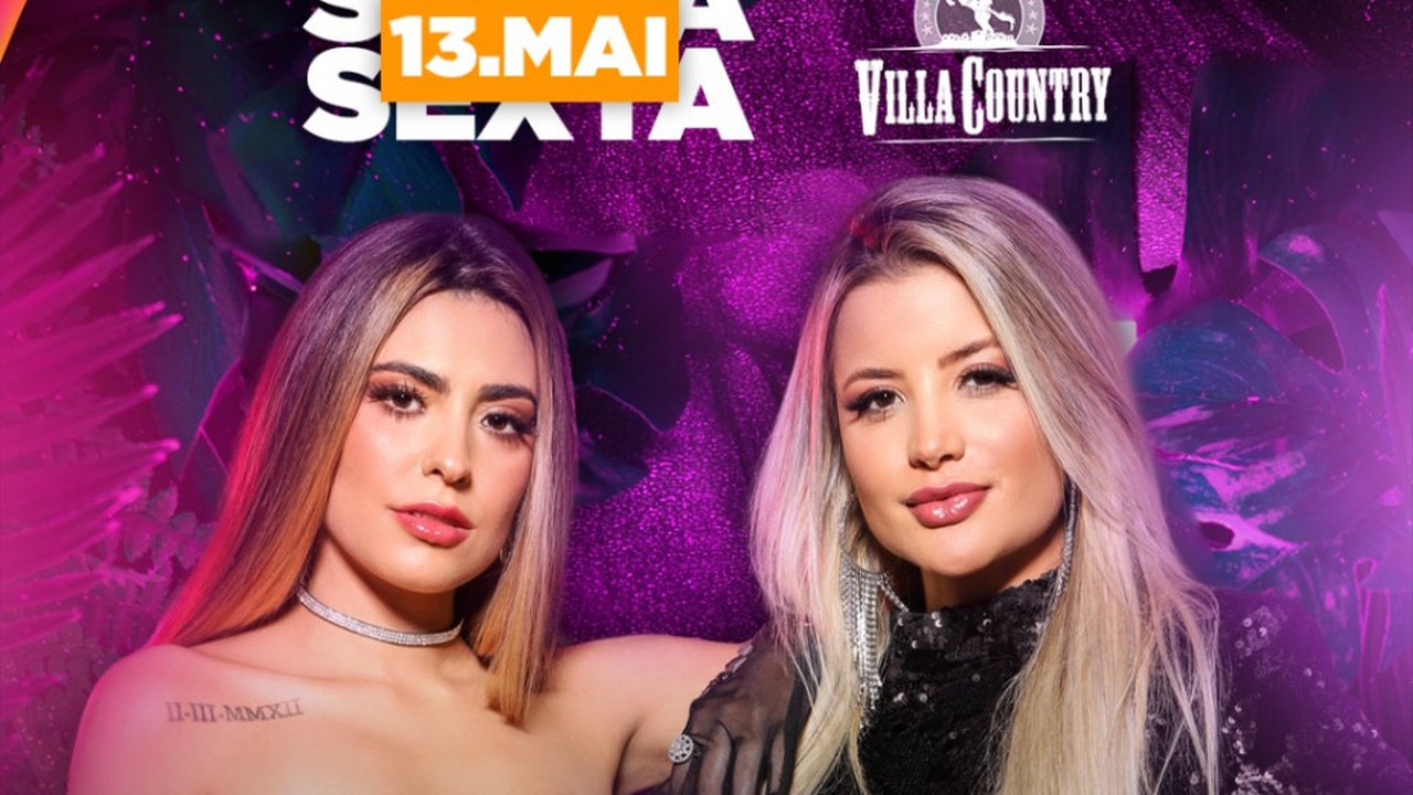 May & Karen lançam novo show no Villa Country, nesta sexta-feira, dia 13 de maio