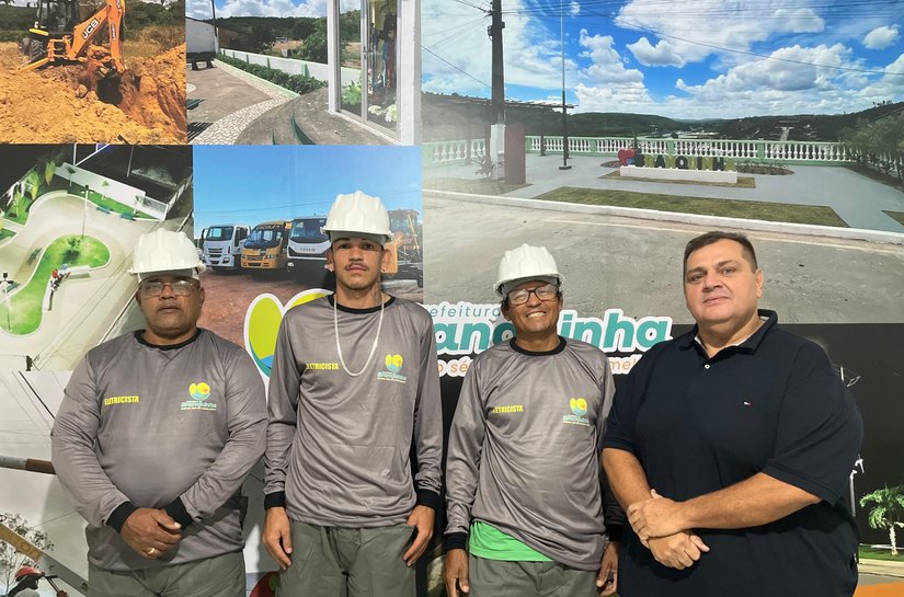 Prefeitura de Branquinha entrega novos fardamentos e equipamentos aos eletricistas