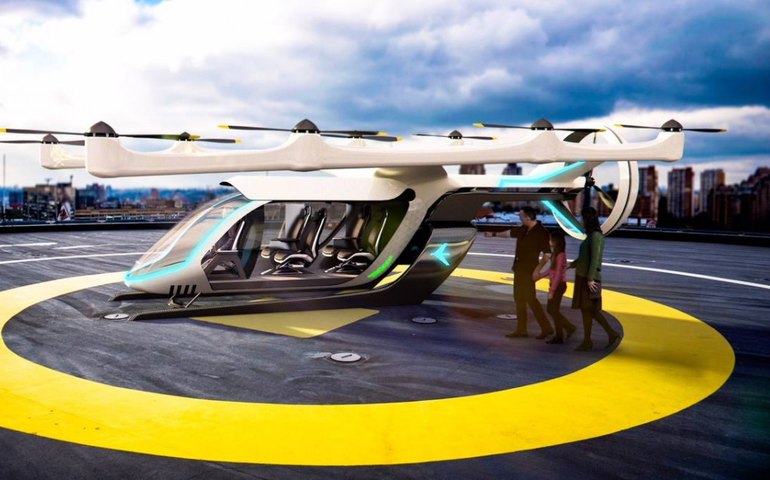 Eve cria estrutura para ‘carro voador’