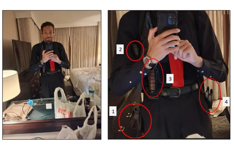 Homem acusado de tentar matar Trump em jantar tirou foto com faca em hotel, dizem investigadores.