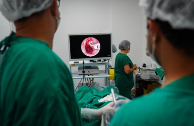 Paciente da primeira cirurgia do Programa Respirar e se recupera bem