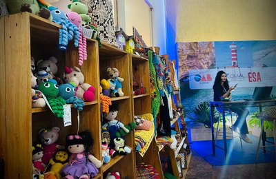 Artesanato produzido por reeducandos é exposto no Centro de Exposições, em evento da OAB