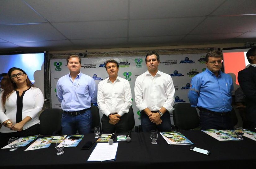 Marx e Quintella anunciam R$ 80 mi em investimentos para o Porto de Maceió