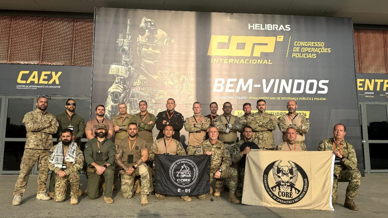 Polícia Civil de Alagoas participa de Congresso Internacional de Operações Policiais