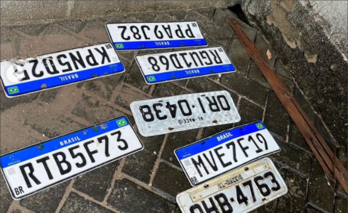 Placas encontradas Placas encontradas