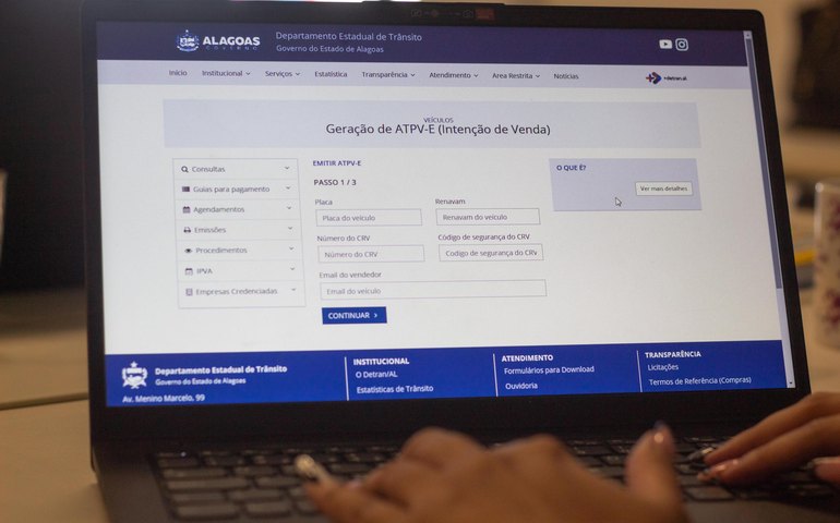 Detran Alagoas facilita processo de intenção de venda e compra de veículos