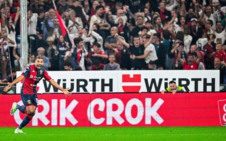 Brasileiro marca na goleada do Genoa sobre a Roma no Campeonato Italiano