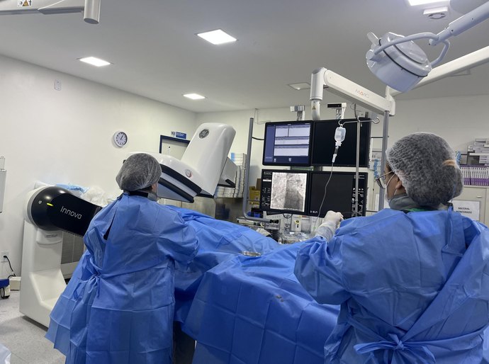 Mutirão no HGE beneficia 50 pacientes com cateterismos e angioplastias