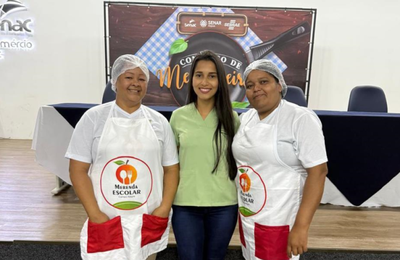 Merendeiras de Campo Alegre participam da etapa regional do Concurso de Merendeiras 2025