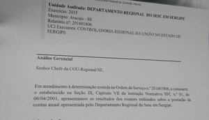 relatório sesc / Foto: CGU