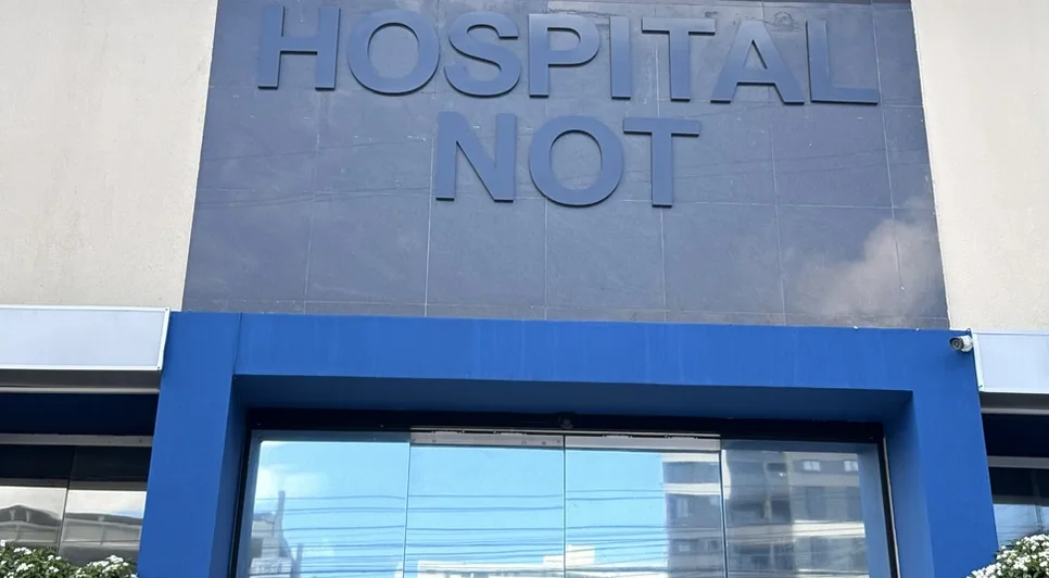 Clínica NOT agora é um hospital; local foi alvo de operação da PF em dezembro de 2025. - Foto: Frame/Francês News