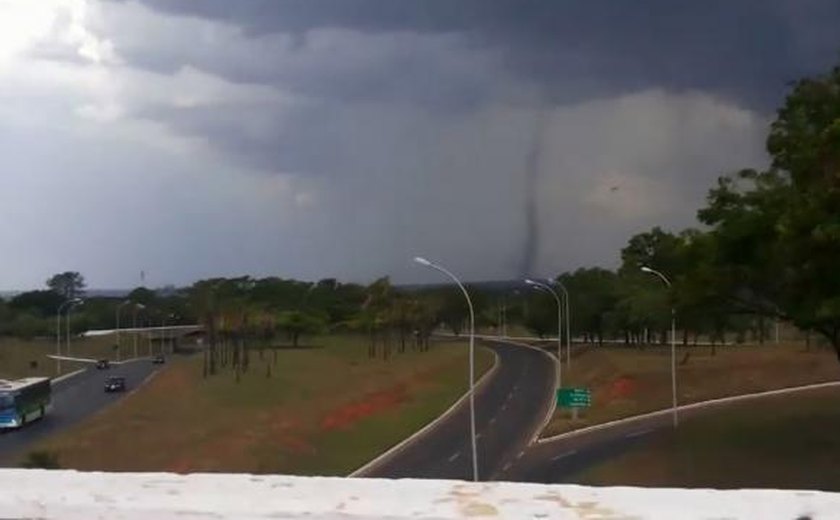 DF registra formação de tornado pela primeira vez