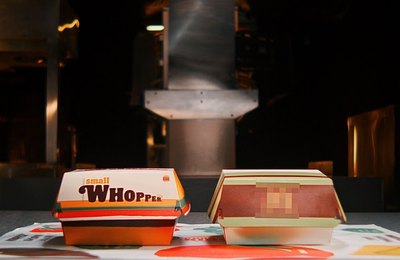 Burger King propõe diminuir o Whopper em provocação à concorrência