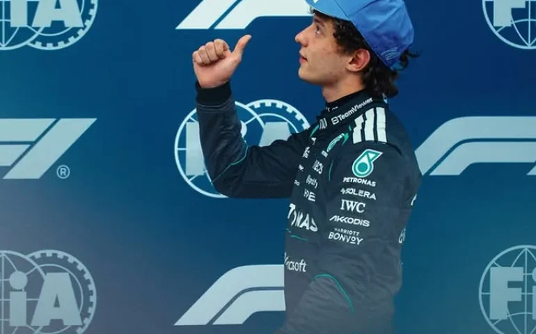 Antonelli faz história e conquista pole no GP da China; Bortoleto larga em 16º