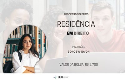 Justiça Federal em Alagoas abre processo seletivo para cadastro reserva do programa de residência judicial