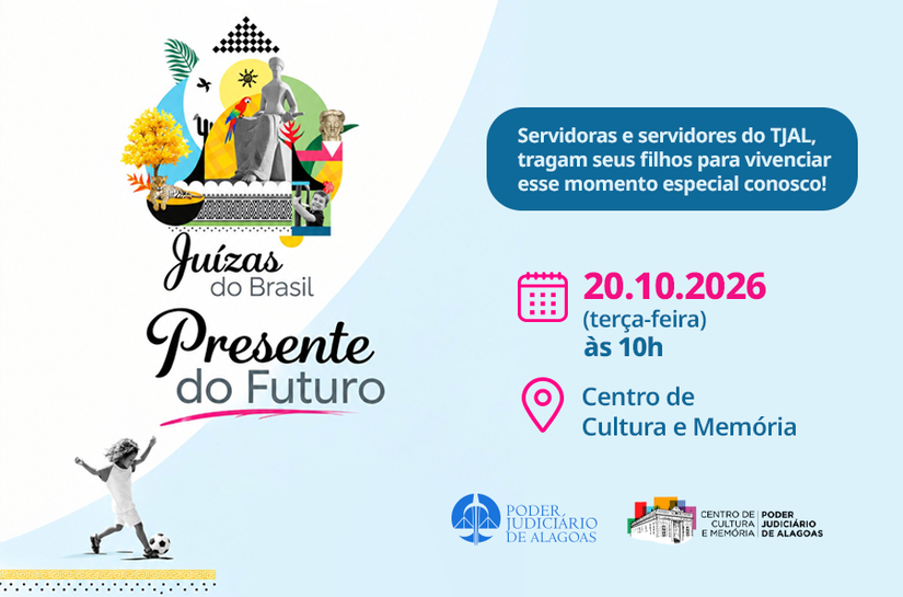 TJAL promove ação para filhos de servidores e crianças da comunidade nesta terça (20)