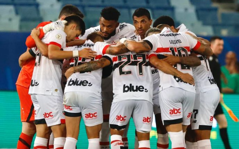 São Paulo é preguiçoso, leva gol de bicicleta e cai para o Cuiabá na Arena Pantanal