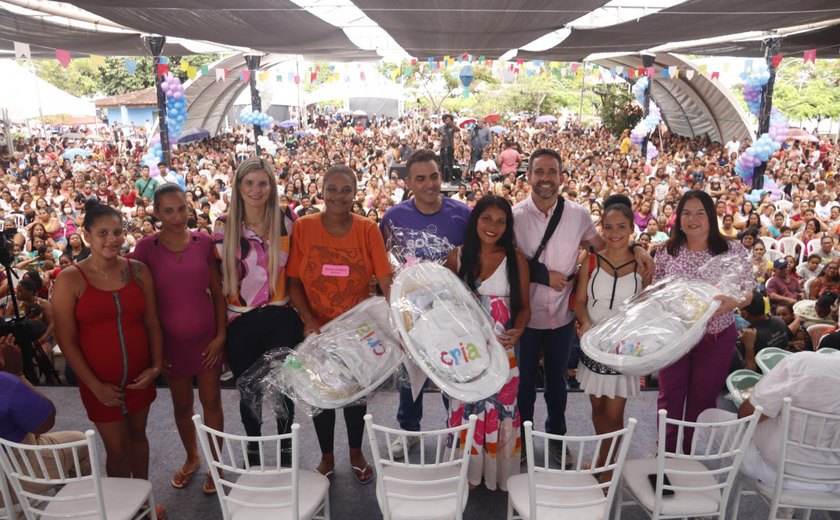 Edição da Arena CRIA no Pilar entrega cerca de 100 Kits enxoval para gestantes