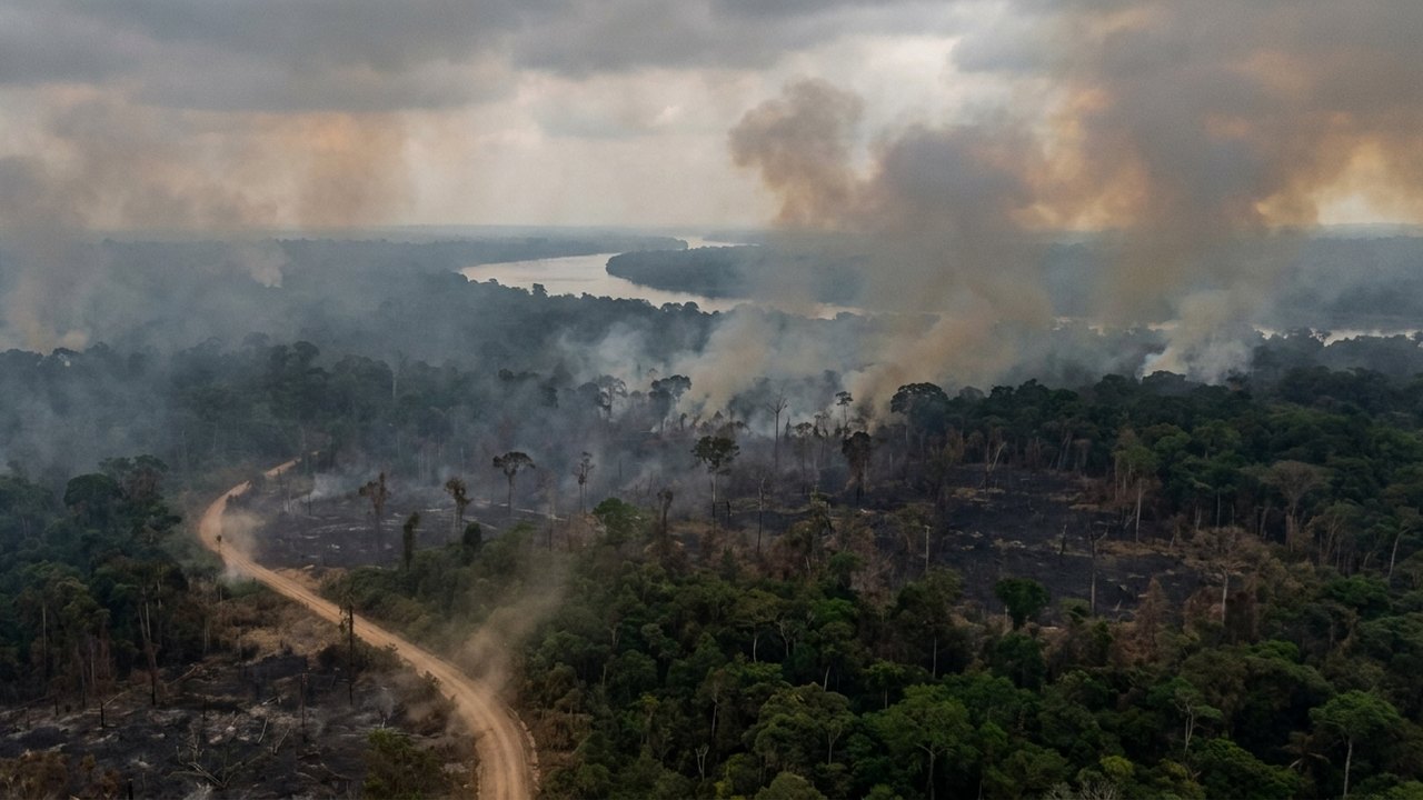 Focos de calor mais que triplicam no Amazonas e chegam a 705 registros em 24h