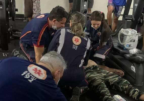 Aluno de academia infarta e morre durante treino em Arapiraca