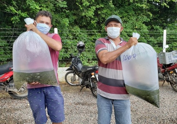 Seagri fará a doação de mais de 10 mil alevinos em Tanque d&#8217;Arca nesta sexta-feira (14)