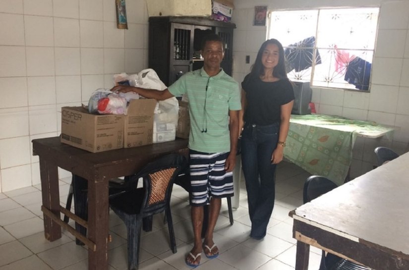 Abrigo recebe doações de campanha feita na Alagoas Previdência