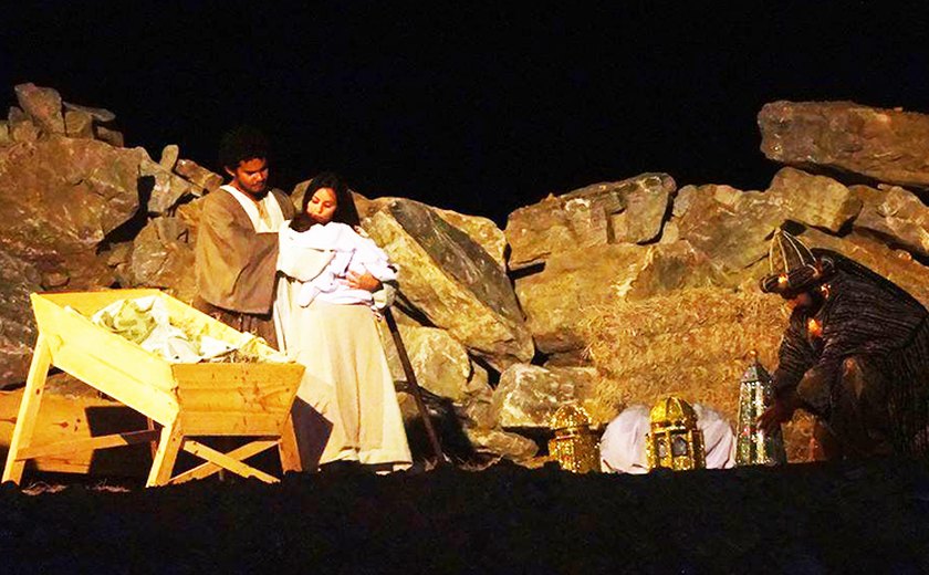 Em Alagoas, maior teatro ao ar livre do mundo encena história de Jesus no Natal