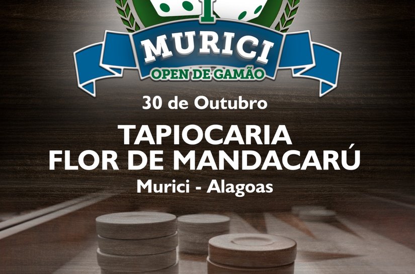 Murici Open de Gamão terá cobertura do Esporte Campeão, da TV Pajuçara