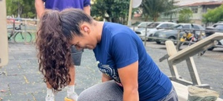 Jeferson Lima é estagiário da Academia do Povo do Vergel. Foto: Ascom Semesp