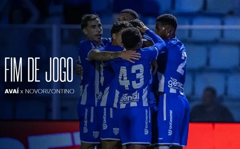Avaí e Novorizontino empatam em jogo eletrizante com seis gols e reviravoltas