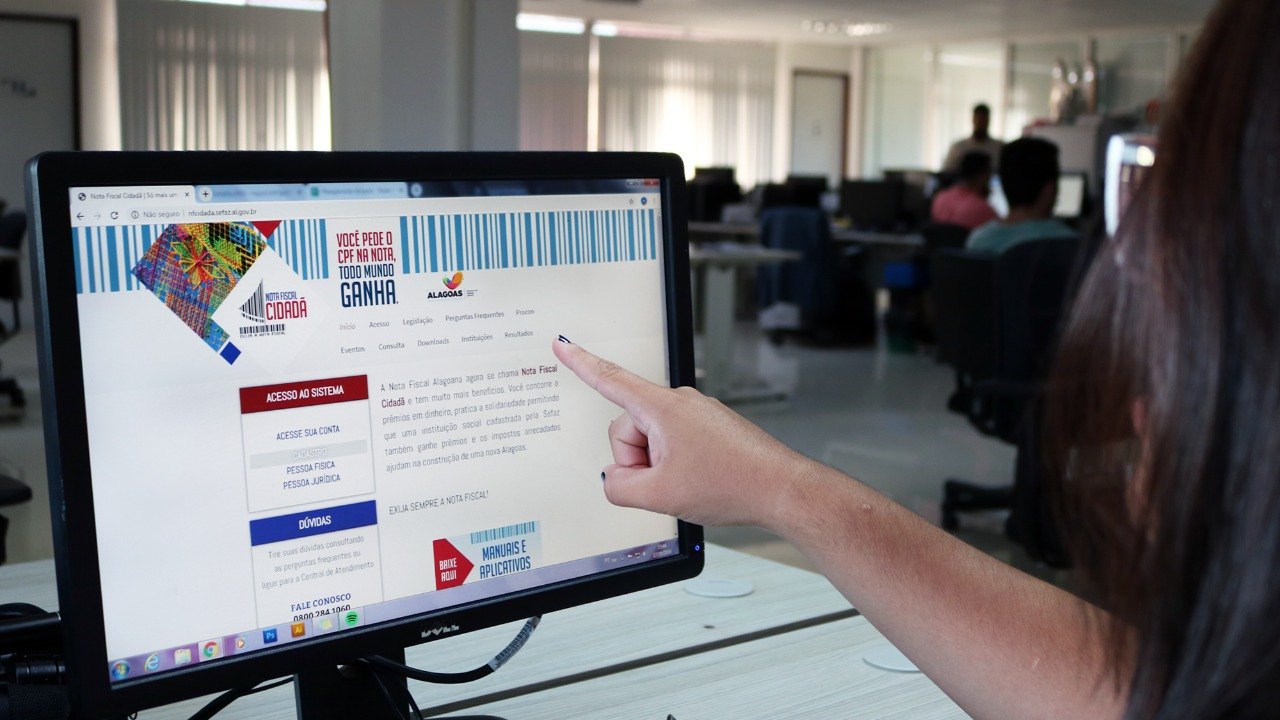 Sistema da Nota Fiscal Cidadã estará indisponível a partir desta sexta-feira (18)