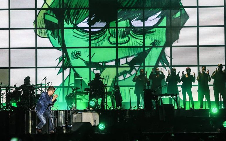 Gorillaz escancara realidade das previsões pessimistas em SP